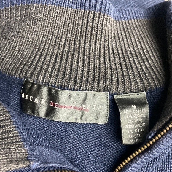 Oscar de Larenta 1/4 zip Pullover Sweater - Picture 10 of 10